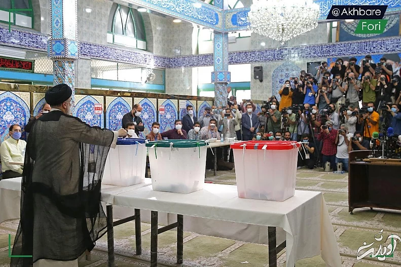 گزارش تصویری از رای دادن رئیسی